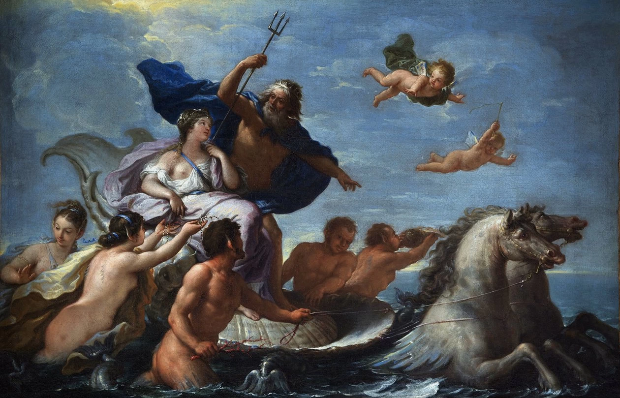 Trionfo di Nettuno e Anfitrite - Villa Margherita, Bordighera